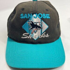 90’s NHL San Jose Sharks Vintage Snapback Hat